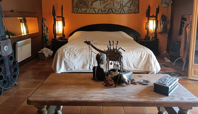 large accommodation with swimming pool