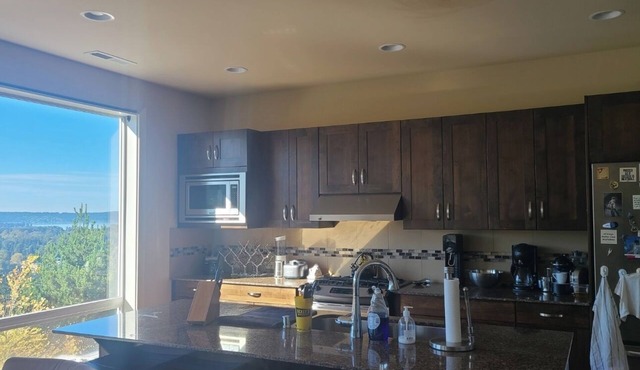 Large Air Conditioned Newly Carpeted Room in Home with Views