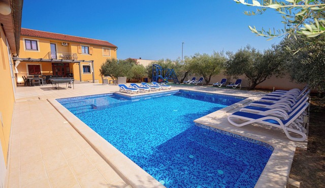 Large and spacious villa,20 persons,large 50 m2 pool, whirlpool, billiard,garden