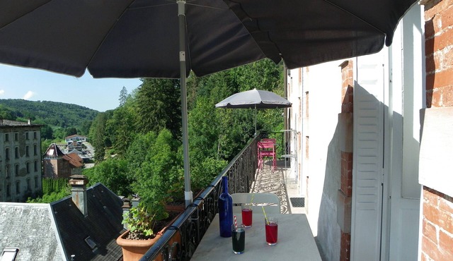 Large apartment with view in 1900 villa