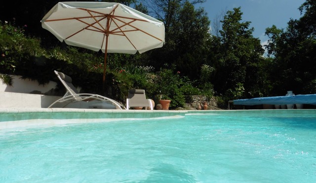 Large apartment in villa, private pool, garden.