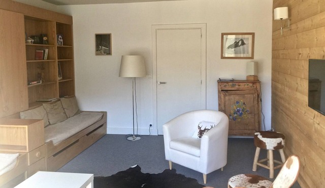Large apartment, ski-in ski-out, superb mountain and lake view.