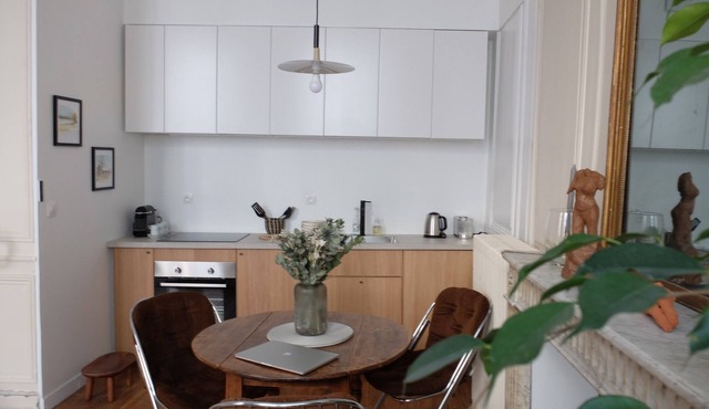 Large artist's apartment, charm & hyper center