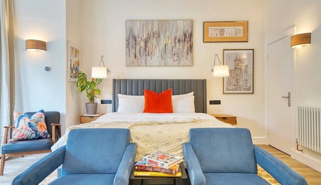 large bed-sit central apartment