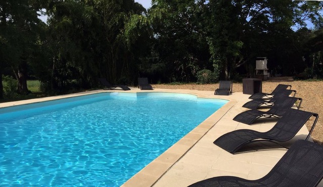 Large character house with large swimming pool