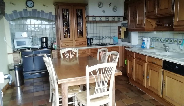 Large charming gîte with breathtaking view of Brocéliande Paimpont forest