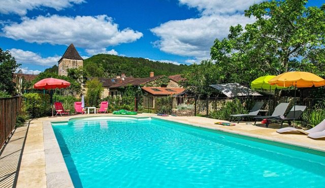 Large, charming house with private, heated, secure swimming pool