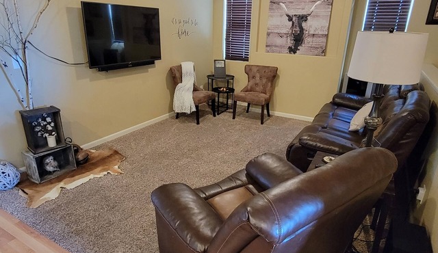 Large Cheyenne Home ~ Perfect Entertaining Space ~ Family Room + Patio