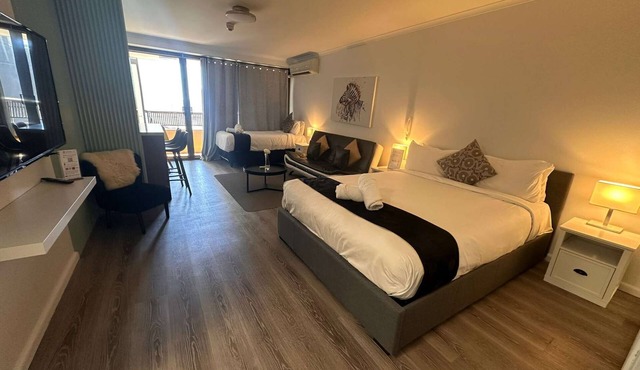 Large City Studio with Big Balcony