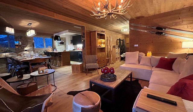 Large contemporary apartment for 10, near slopes and center, lift and Wifi included