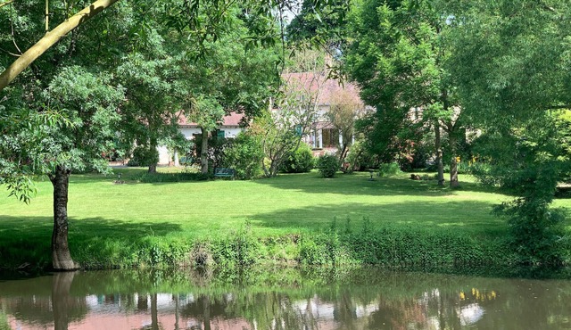 Large cottage near Le Mans with pool, fireplace and animals