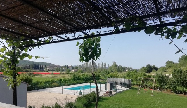 Large cottage in a charming farmhouse with swimming pool