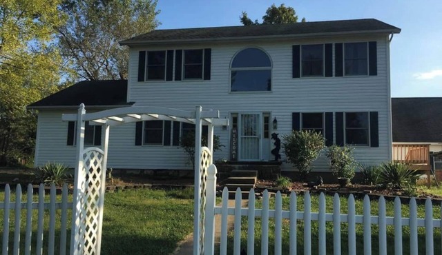 Large Country Home with summer pool and a hot tub.