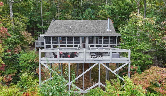 Large Deck, Layered Mountain Views, Gorgeous Cabin