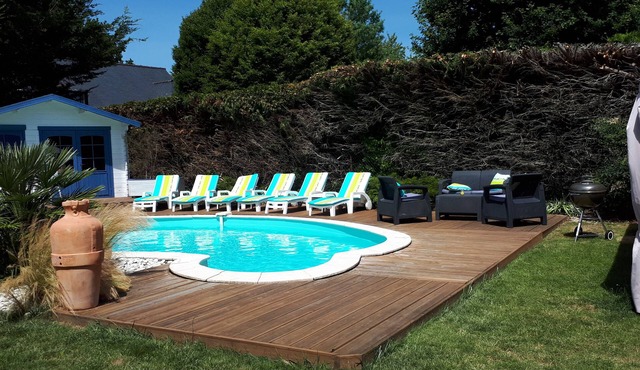 Large detached villa with private pool not overlooked