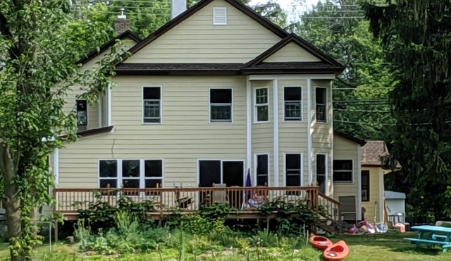 Large docks, place for memories as one of a kind. Relax, play, swim, fish