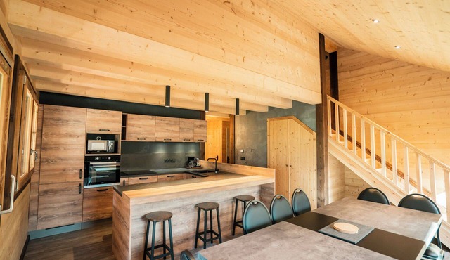 LARGE DUPLEX APARTMENT at the foot of the ski and bike slopes/10 persons