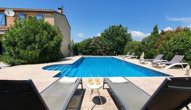 Large family home with private pool and hot tub