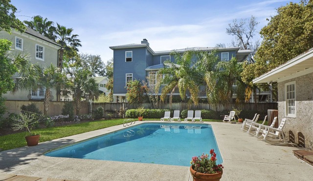 Large Family Friendly Beach House in Village with the perfect private pool!