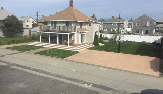 large family home 80 yards from beach