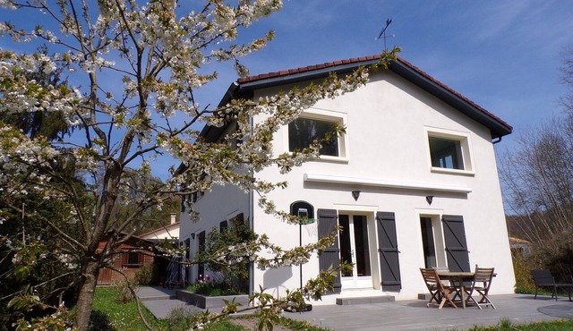 Large family home green 13 km from Lyon