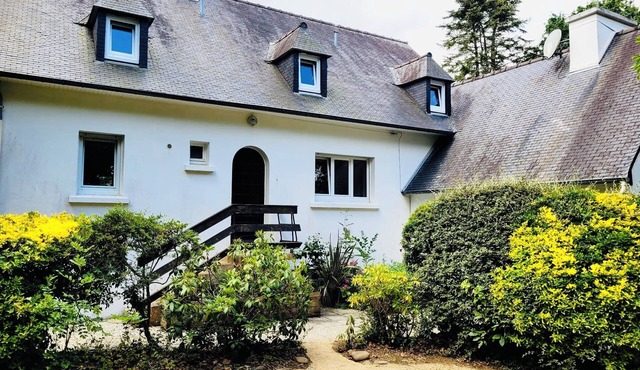 Large family home in the country in a large wooded park