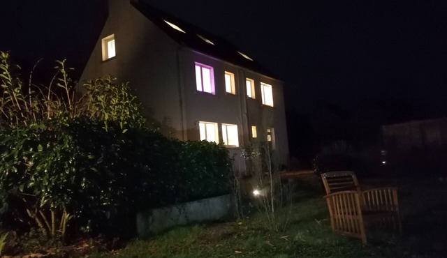 Large family lodge 15 pers. in the green