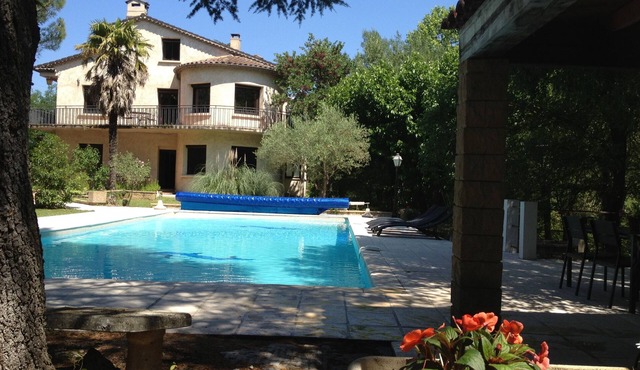 Large house with garden and pool