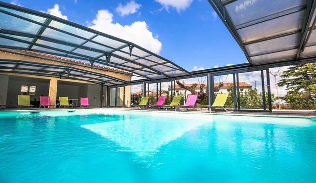 Large gite on small holiday site