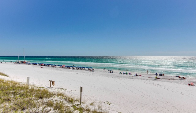 Large group getaway walkable to the beach with private pool & chef's kitchen