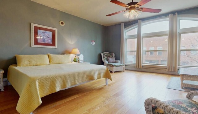 Large Historic District Apartment with City View