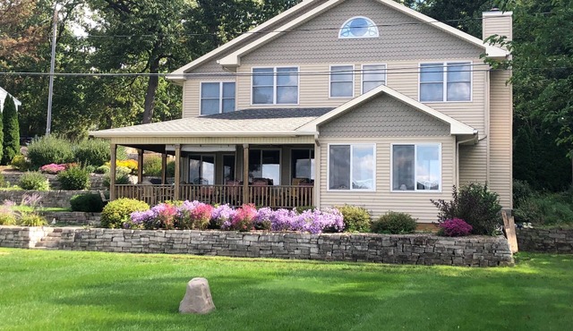 LARGE HOME ON ALL SPORTS LAKE IN COLON, MICHIGAN