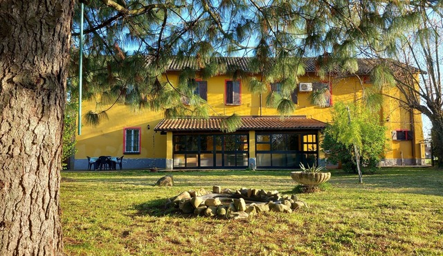 Large house in the countryside, relax a few miles from highways.Large garden