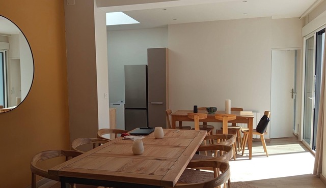 Large house + terrace, entrance Le Touquet