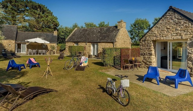 Large house with covered and heated swimming pool