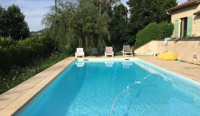 Large house with swimming pool near Lyon ideal for families with children