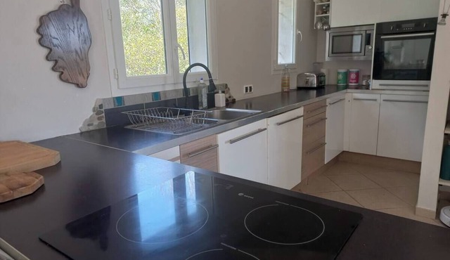 Large house with swimming pool, quiet, in Corsica, 5km from the sea