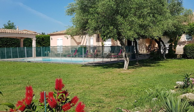 Large house with trees