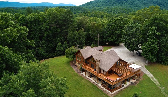 Large LAKE Mountain Home with Private Dock on Kerr Scott Lake!