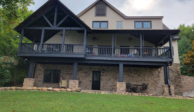 Large lake property in Ten Mile, amazing sunset views, two boat slips, fire pit