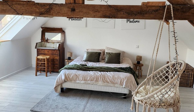 Large loft-style gite with master suite, close to the châteaux and Beauval