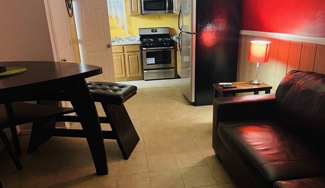 Large Luxury 1-Bedroom Apartment-One Block to Train