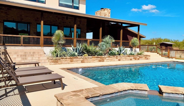 Large Luxury Blanco Riverfront Home with Pool