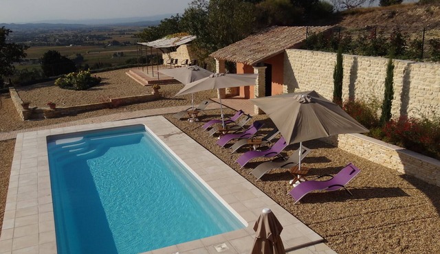 Large Mas with heated pool for 10 people, 3 Bathrooms panomaric view