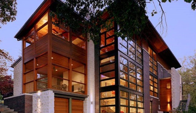 Large Modern Glass Home near Washington DC: 4 bedrooms sleeps 9. Pet friendly!
