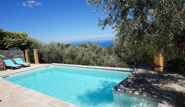 Large old stone house with private swimming pool