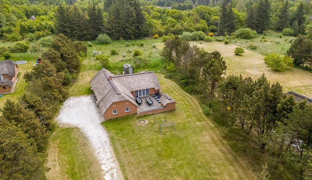 Large pool house in Husby with sleeping space for 18 people.