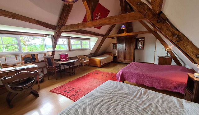 Large quiet room with view, wifi, and parking - Le Pêchereau