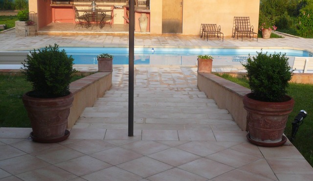 large quiet villa with pool