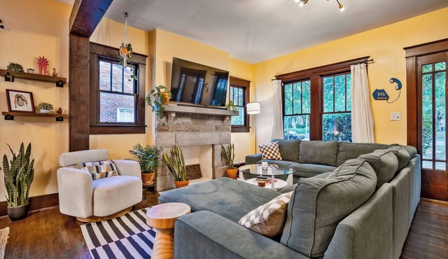 Large, Renovated Hip & Historic Craftsman in 5 Points - 2 Miles from Downtown